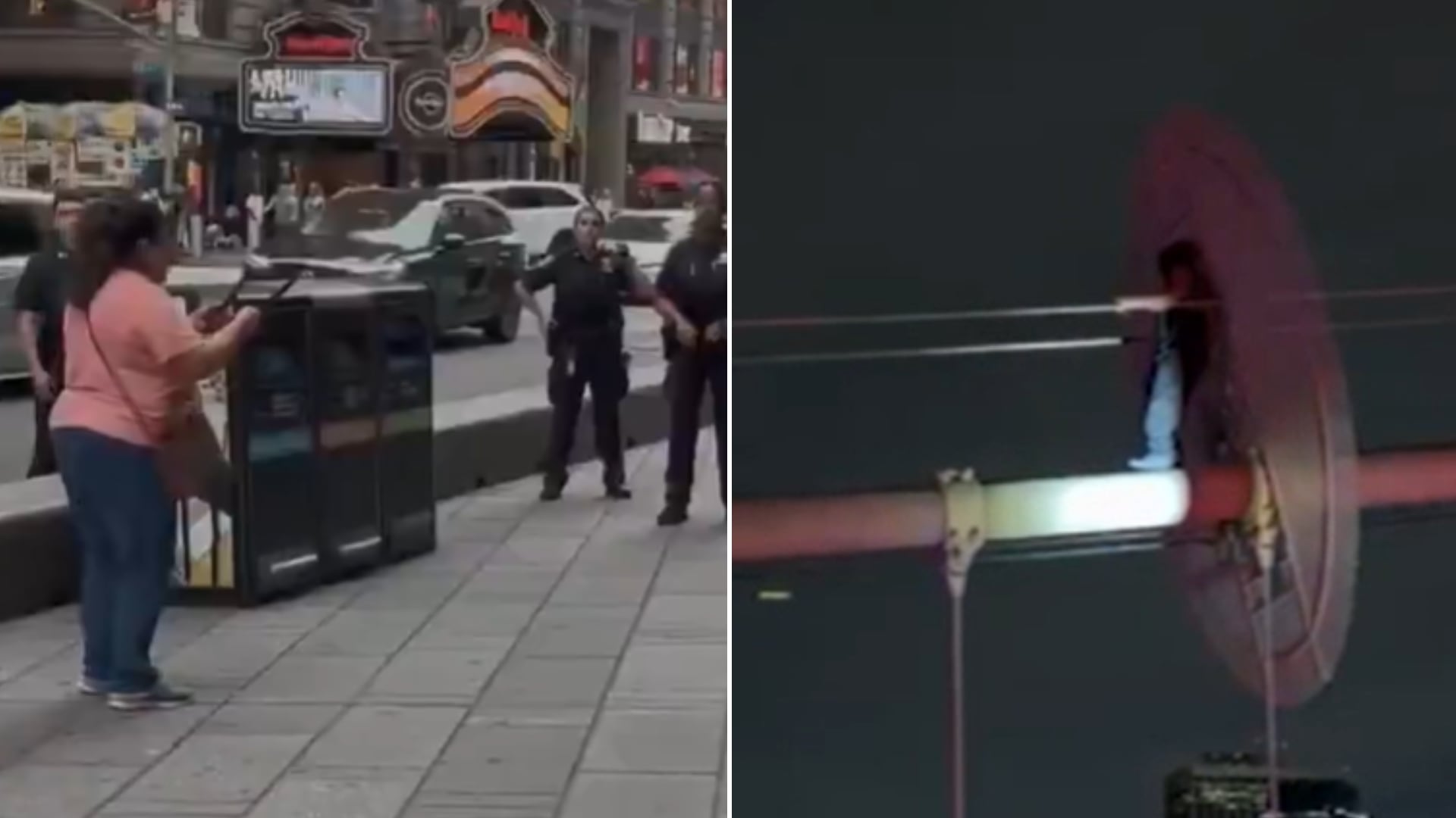 La Policía de Nueva York mató a dos personas armadas con cuchillos en Times Square y en el puente de Brooklyn con cuatro días de diferencia (ABC 7)
