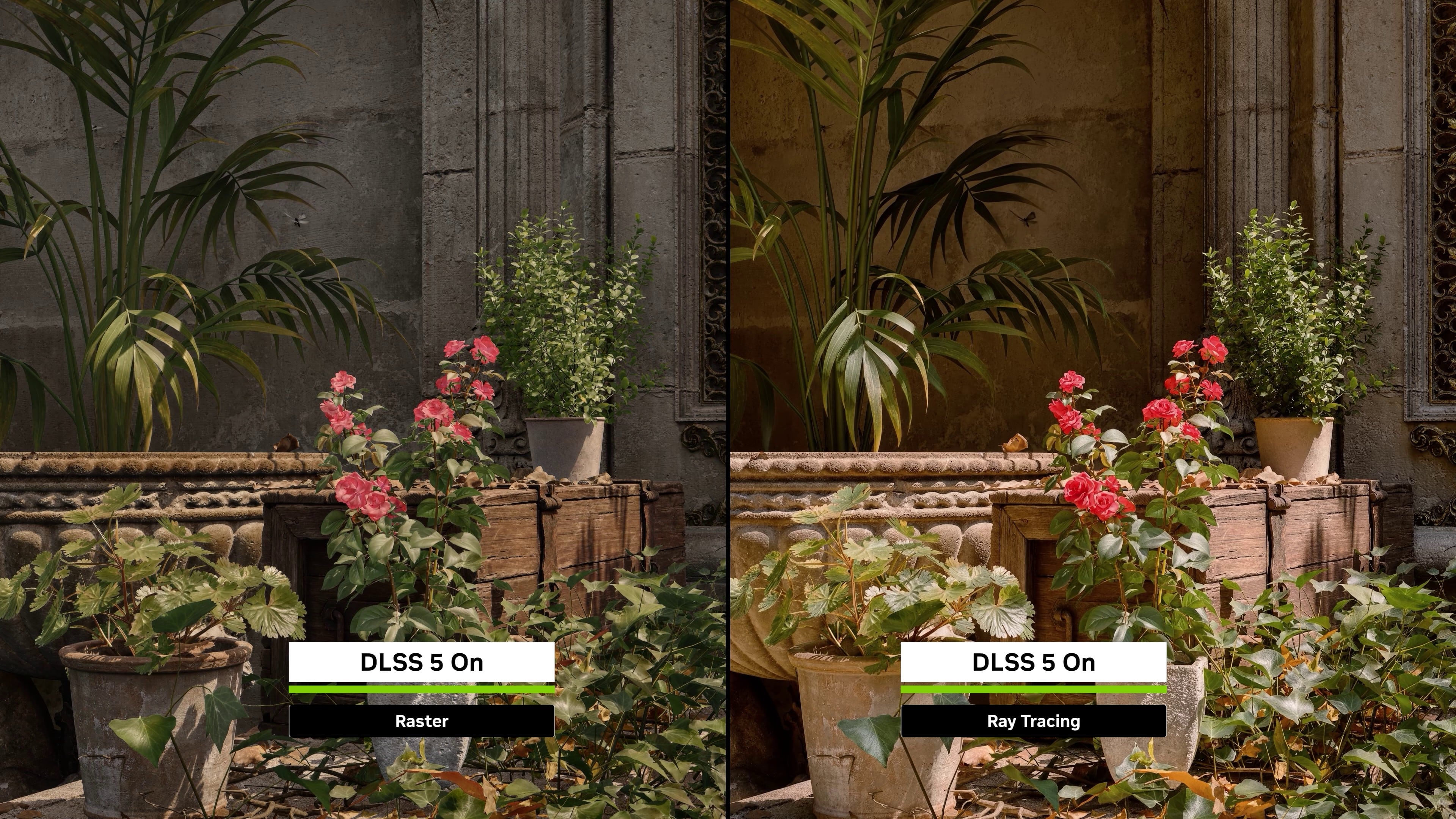 La nueva tecnología gráfica de Nvidia promete detalles más realistas sin alterar la escena creada por los desarrolladores - crédito Nvidia