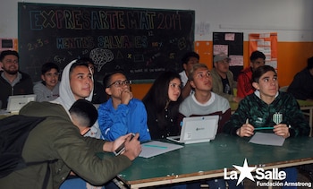 Alumnos del Colegio La Salle