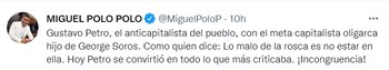 Polo Polo señala al presidente