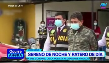 Sereno delincuente tenía antecedentes por