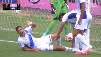 Gol escalofriante de Alianza Atlético: jugador anotó y sufrió dura lesión en duelo ante Sport Boys por Copa de la Liga 2026