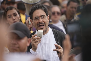 Cambio Radical reaccionó a una publicación de Iván Cepeda inspirada en la canción '¿Por qué no se van?', de Los Prisioneros - crédito Iván Valencia/AP Foto