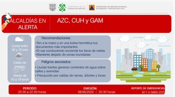 Se activó alerta roja en