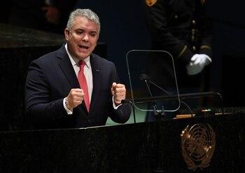 El presidente de Colombia, Iván