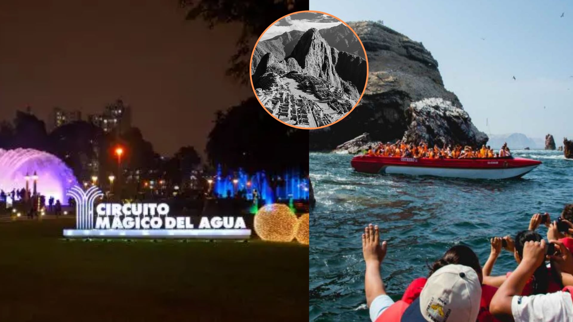 El turismo en Perú muestra una recuperación gradual, con crecimiento del flujo internacional. Composición: Infobae