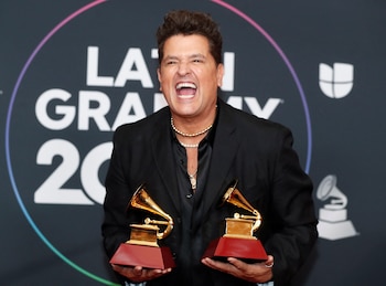 El artista ha recibido 18 Grammy latinos y 2 Grammy americanos - crédito Steve Marcus / REUTERS