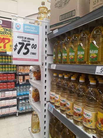 Los aceites tuvieron un aumento