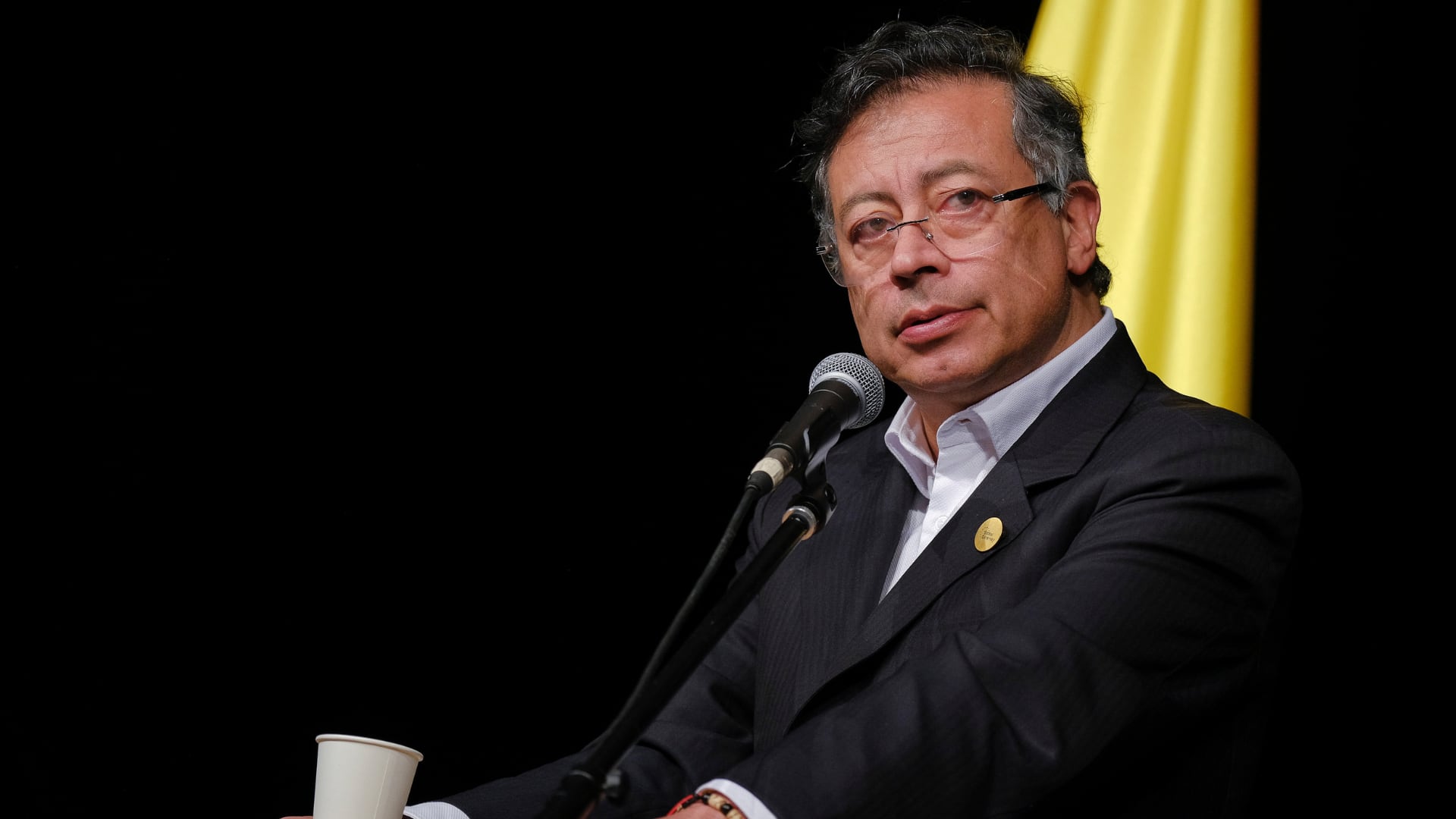 El presidente colombiano, Gustavo Petro