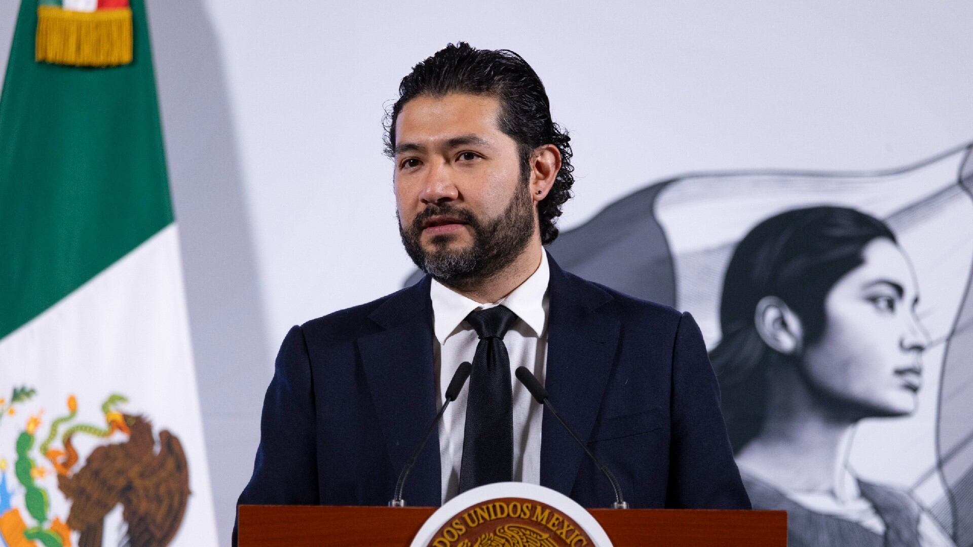 Marath Baruch Bolaños López defendió la reforma de la reducción de la jornada laboral a 40 horas. (Presidencia)