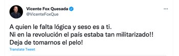Fox / AMLO / militarización