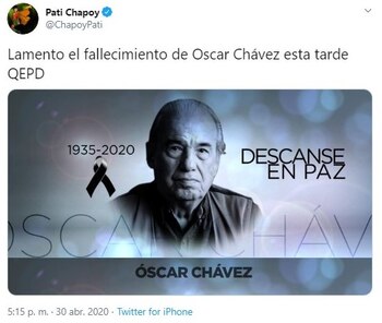 La periodista fue una de