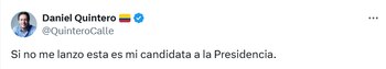 Daniel Quintero postuló a Descire