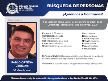 (Comisión Estatal de Búsqueda/FGE SLP)