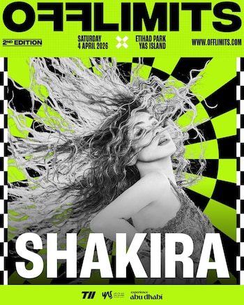 Shakira regresará a Abu Dhabi