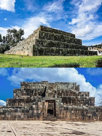 Mientras Campanayuq Rumi se pone en valor, el Ushnu incaico de Vilcas Huamán sigue en deterioro por abandono y presión urbana. (Facebook: PERÚ conócelo)