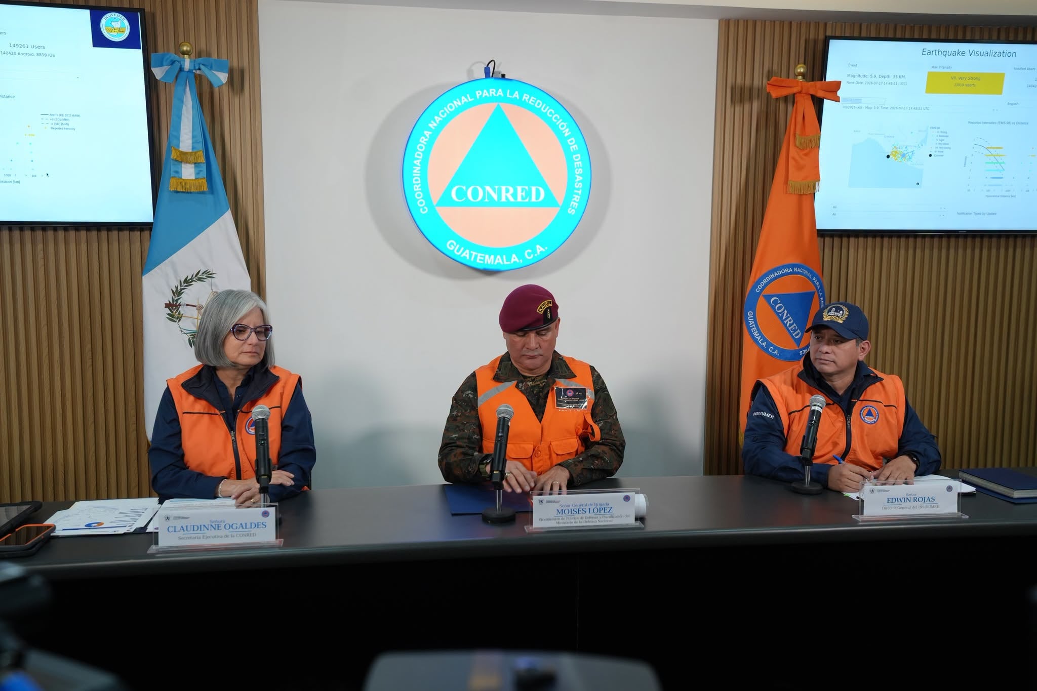 El presidente Bernardo Arévalo confirma que el sismo de 7.4 no deja fallecidos