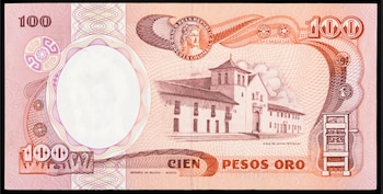En el reverso del billete