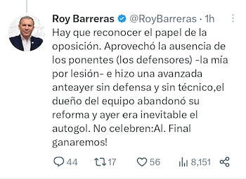 Trino tres de Roy Barreras