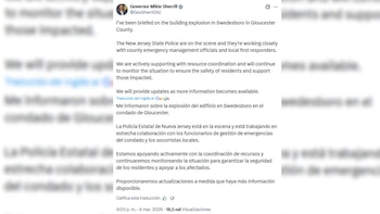 La declaración de la gobernadora