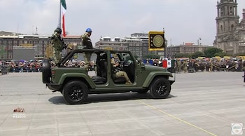 En el desfile participan elementos