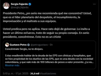 El excandidato a la presidencia