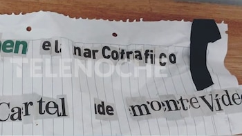 Apareció una amenaza firmada por el Cartel de Montevideo en un hospital de Uruguay: “Respeten al narcotráfico”
