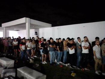 Fiesta clandestina en NL Foto: