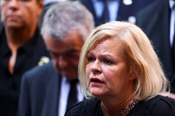 La ministra de Interior Nancy