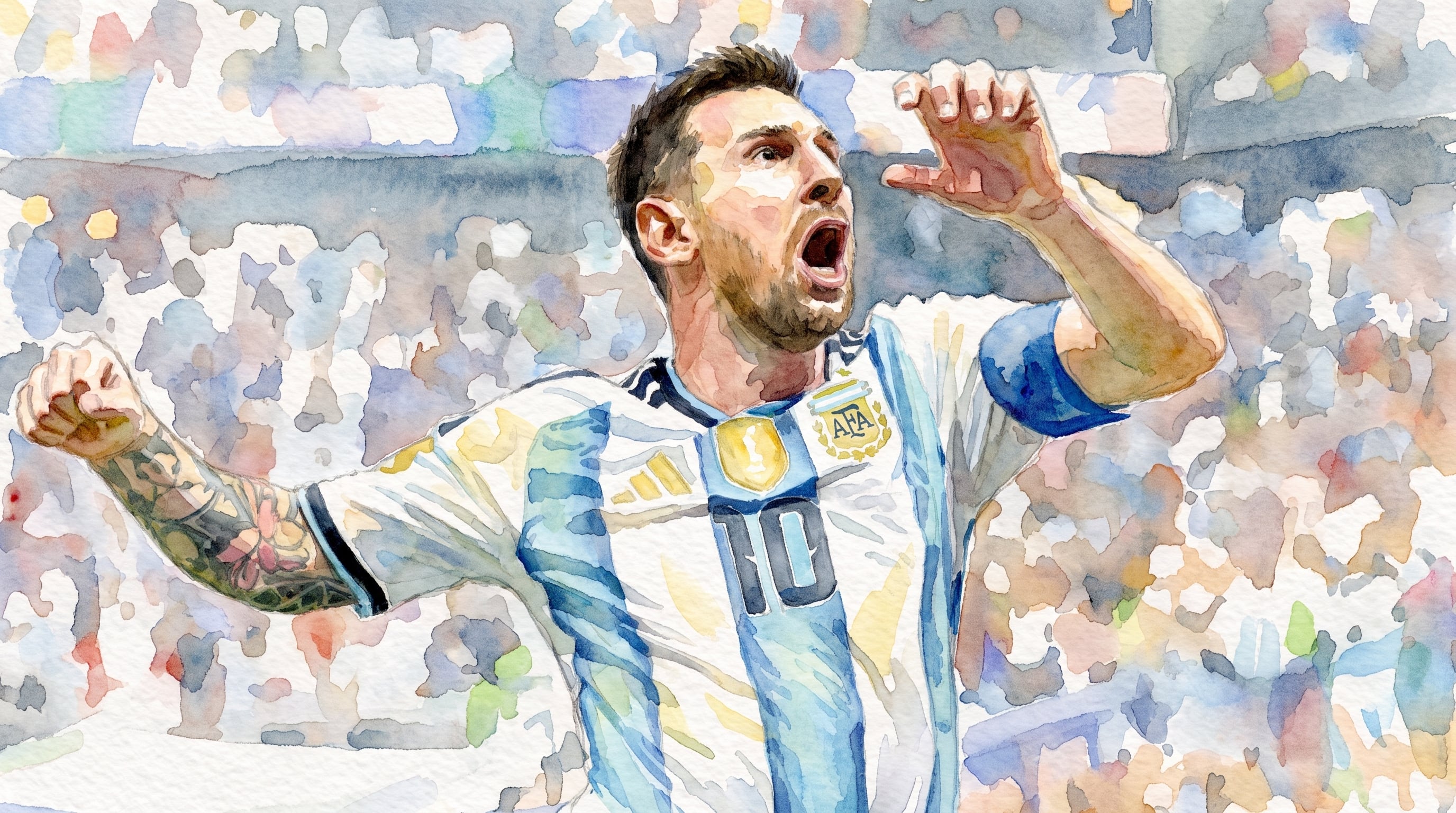 Messi volvió a marcar y terminó el partido emocionado, entre lágrimas (Imagen Ilustrativa Infobae)
