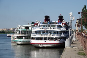 ARCHIVO - Los barcos de