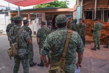 VERACRUZ,VERACRUZ, 19OCTUBRE2019.- Militares del Ejercito