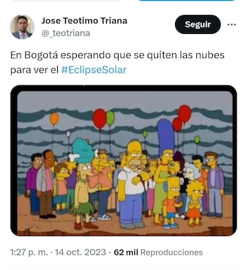 Meme sobre el eclipse solar