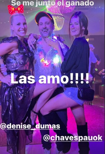 José María Listorti con Denise