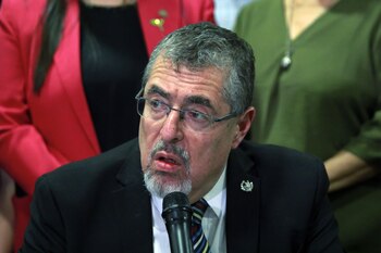 El presidente electo de Guatemala,