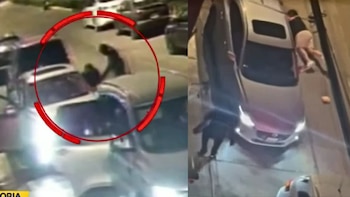 Ladrones encañonan a familia y