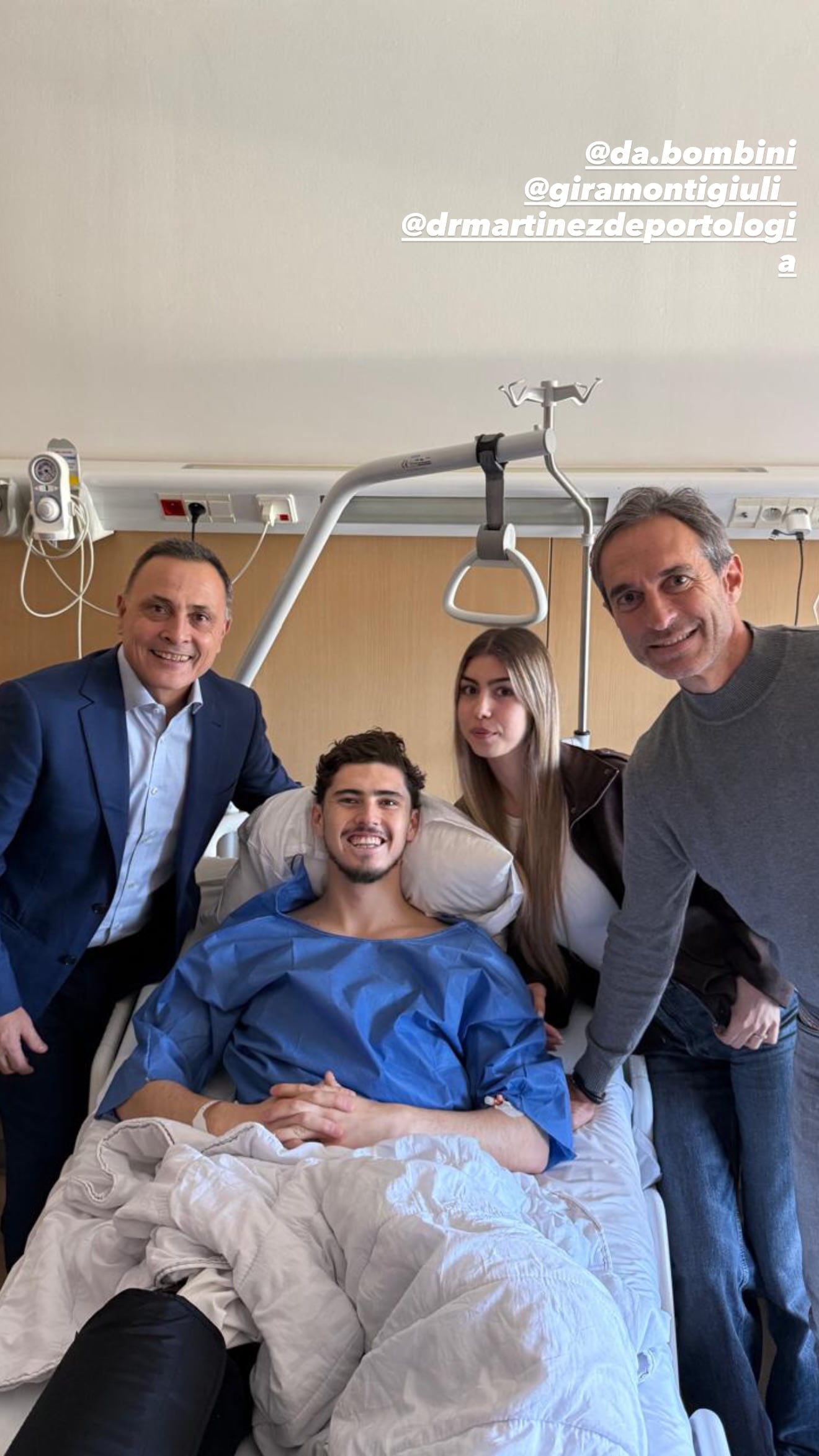 El posteo Joaquín Panichelli cuando fue operado (@joaco_panichelli)