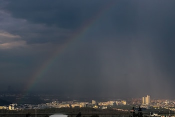 La temperatura que hay