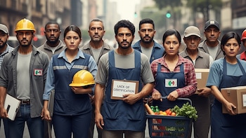 Trabajadores mexicanos enfrentan una crisis en certificaciones, revela estudio