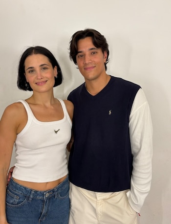 Flor Torrente junto con su