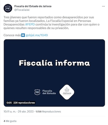 Otros tres hombres fueron hallados