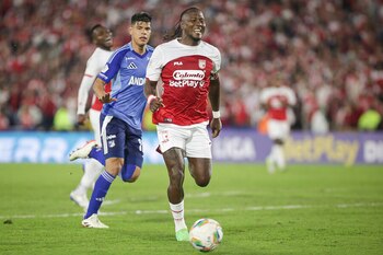 El León de la Capital ganó el último encuentro ante El Embajador en la fecha de Clásicos - crédito Cristian Bayona / Colprensa