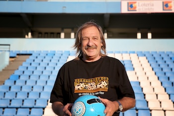 La Pepona hoy en la cancha de Belgrano, donde es goleador histórico: "No sólo jugué en Talleres y Belgrano. Estuve a punto de jugar en Boca, luego de estar en River, hubiese sido para el libro de los récords".