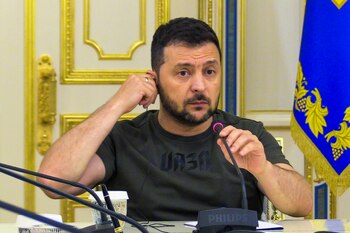 El presidente ucraniano, Volodímir Zelensky.
