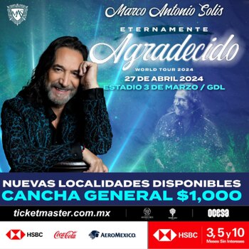 Habilitan entradas para el concierto