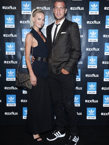 Elegantes y sonrientes, posaron juntos en una noche de evento