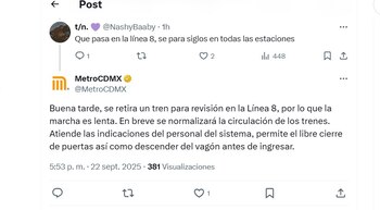 (X/ @MetroCDMX)