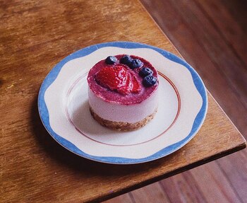 Cheesecake individual vegano