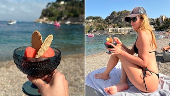 La intérprete disfrutó a pleno