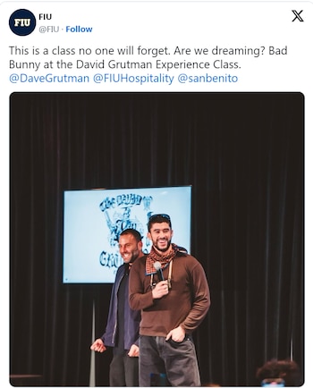 Bad Bunny comparte su visión